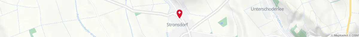 Kartendarstellung des Standorts für Apotheke Zur Mariahilf in 2153 Stronsdorf